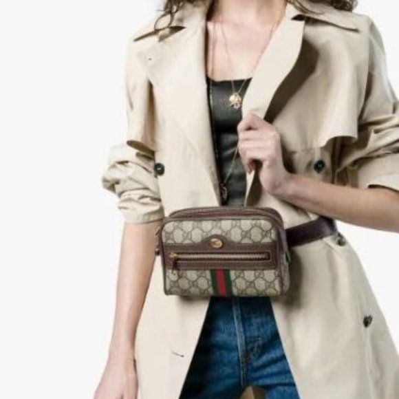 Gucci Ophidia GG Supreme Belt Bag - Picture 6 of 13